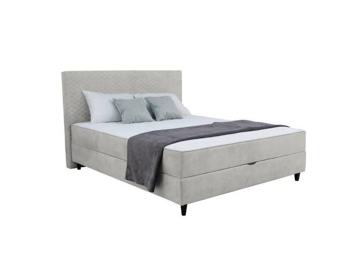 Boxxx Boxbett, Natur, Kunststoff, H4, 5-Zonen, Höhe ca. 22 cm, 120x200 cm, Härtegradauswahl, Schlafzimmer, Betten, Boxspringbetten