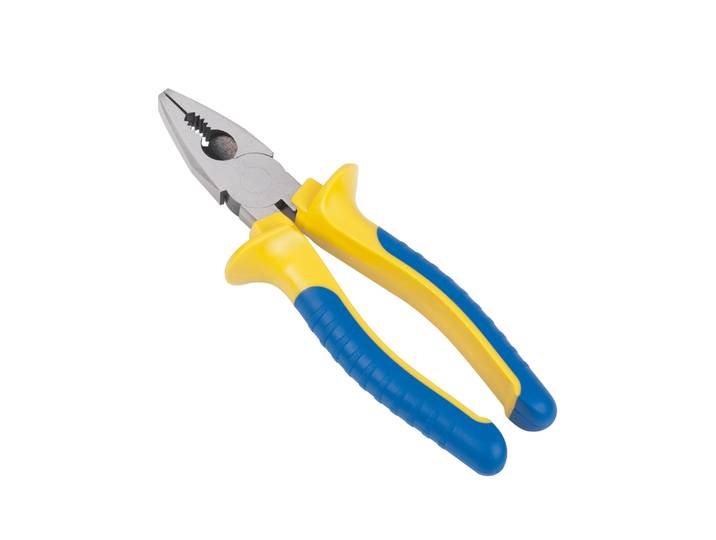 Kombizange 15 cm gelb/blau