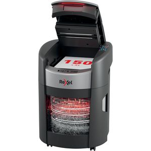 Rexel Aktenvernichter 2025150MEU ShredMax Autofeed+ 150M, 150 Blatt Autofeed, 15 Liter, 2x5 mm Mikroschnitt, P-5