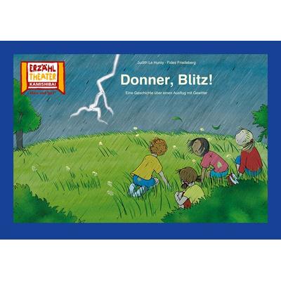 Donner, Blitz! / Kamishibai Bildkarten, von Fides Friedeberg,Judith Le Huray, Hase und Igel Verlag
