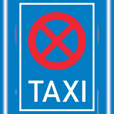 HB-Druck Schild Taxistand A4 (210x297mm)