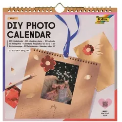folia DIY Fotokalender »KRAFT« 23 x 23 cm kraft, 23x24 cm