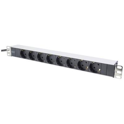 Digitus DN-95401 19 Zoll Netzwerkschrank-Steckdosenleiste 1 HE Schutzkontaktsteckdose inkl. 2 Metallhalterungen