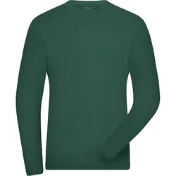 Bio Stretch Langarmshirt "JN1804" UV-Schutz - 5XL - dark-green