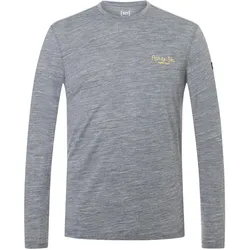 Super Natural, Herren, Funktionsshirt, Herren Langarmshirt M Apres Ski LS (XL), Grau