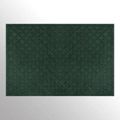 Bungalow Dba Matterly Cordova Extra Large Mat 70 x 45, 70 x 45, Dark Green