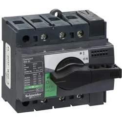 Schneider Electric 28902 Lasttrennsch. INS63,3P, 63A/690V AC/250V DC,Drehantrieb schwarz