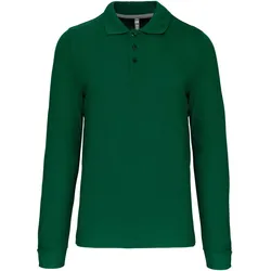 Kariban Herren Piqué Polo langarm K243 kelly green 4XL