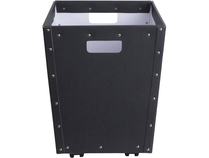 Aufbewahrungskorb Bigso Box dunkelgrau H 36.5 cm - Material: Papier - Aufbewahrungskorb