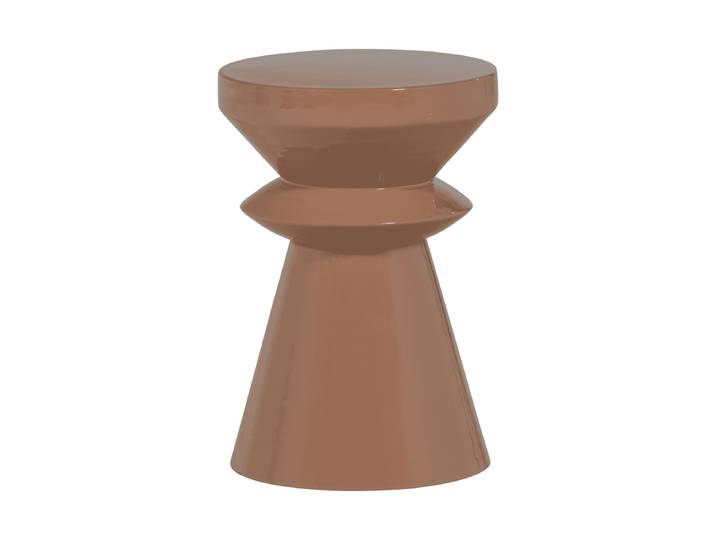 WOOOD Ronde Bijzettafel Fedde 30cm - Oud Roze