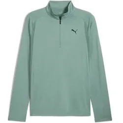 PUMA Herren Hemd M TAD TECH Fabric Mix 1/4 Zip, Größe XXL in Grün Grün