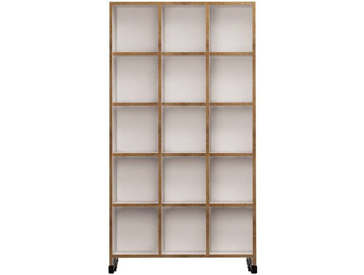 Bücherregal Georis Eiche Holz B 90 cm H 165.5 cm - Material: Holzwerkstoff - Bücherregal