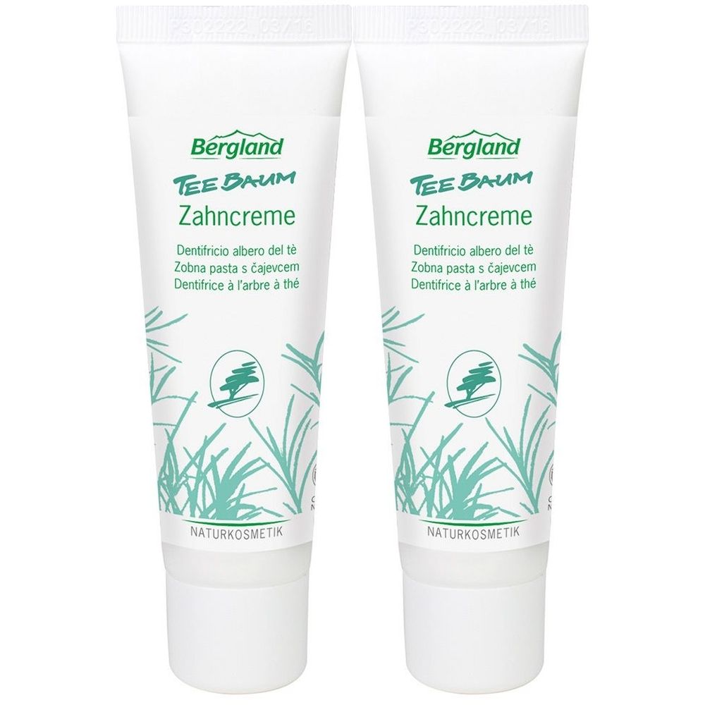 Teebaum Zahncreme x2 2x50 ml Zahnpasta