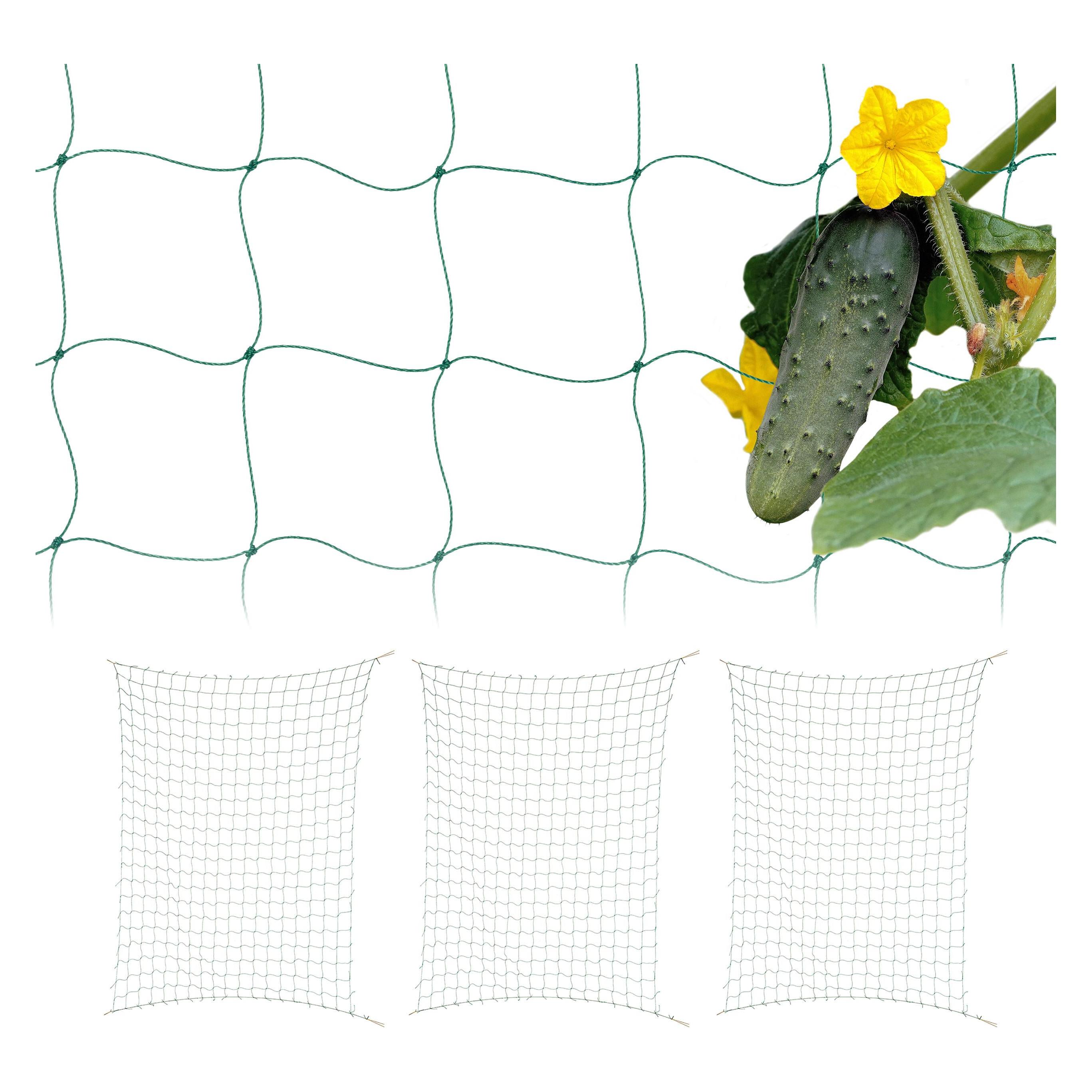 Relaxdays 4x Ranknetz (30 cm, 350 cm) (4052025468699)