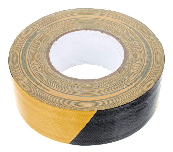 Gerband Tape 254 Yellow/Black giallo
