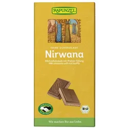 Rapunzel Nirwana Milchschokolade mit Praliné-Füllung HIH bio