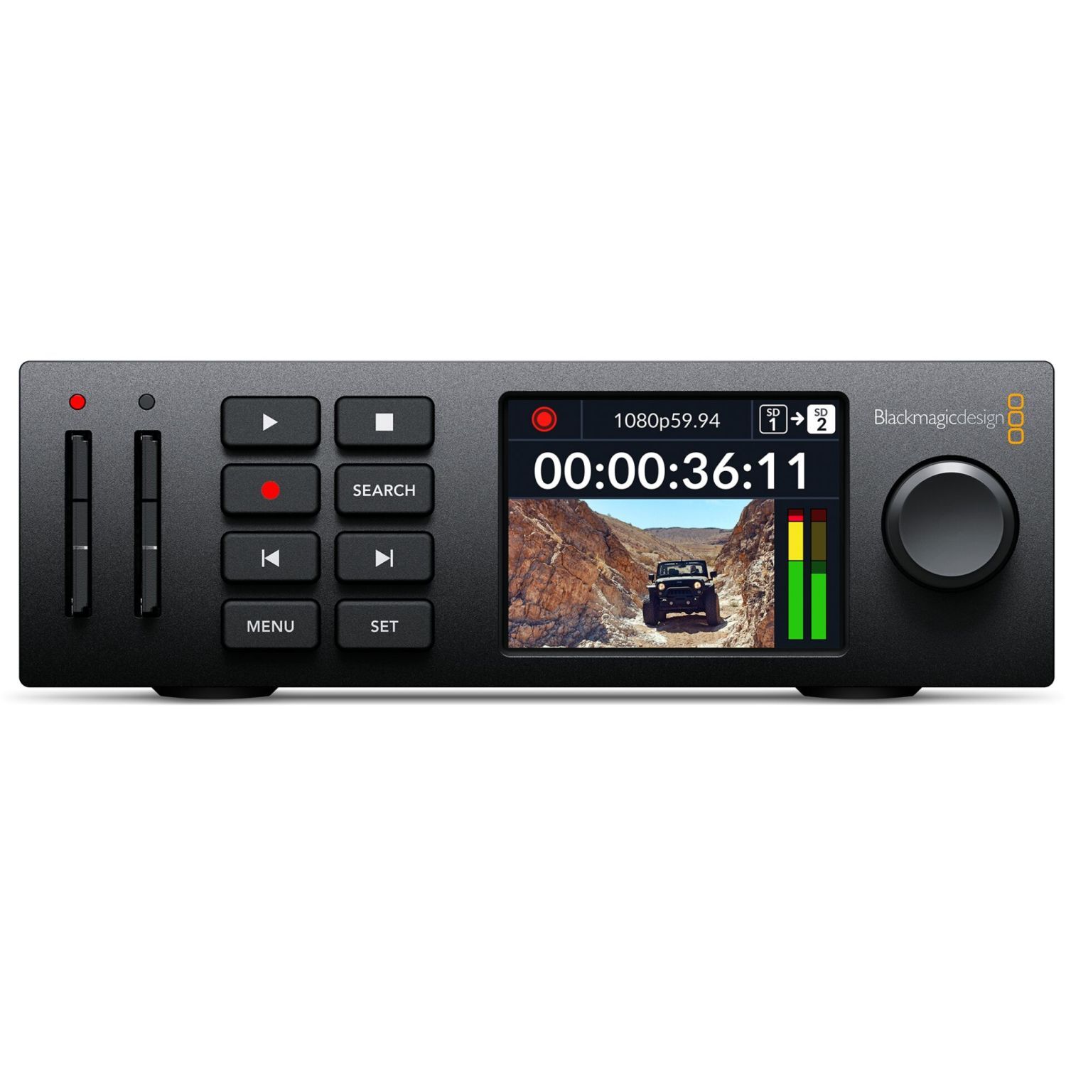 Blackmagic Design HyperDeck Studio HD Mini, Schwarz, SD, 139 mm, 44 mm, 816 g, LCD