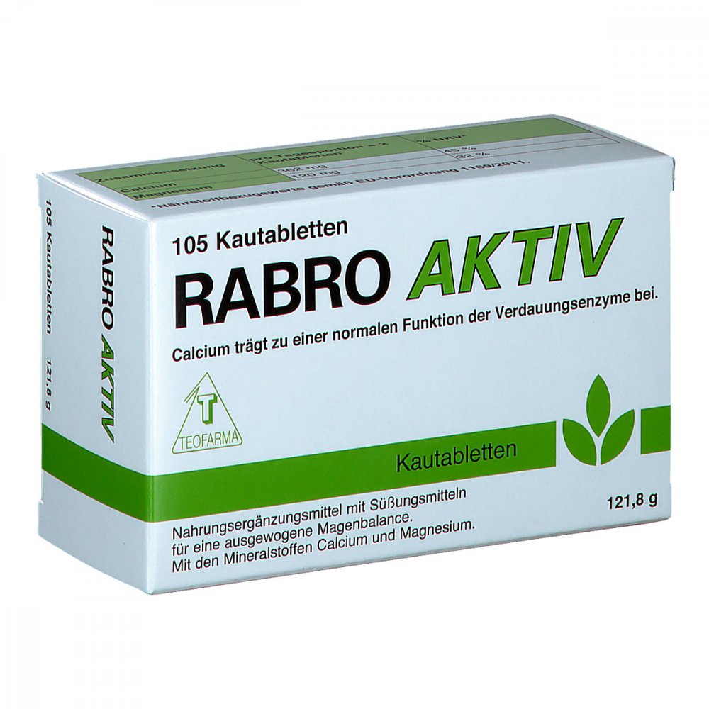 Teofarma s.r.l. Rabro Aktiv Kautabletten 12366829