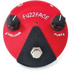Dunlop FFM2 Fuzz Face Mini Germanium gitaar effect pedaal (Gitarre), Effektpedal, Mehrfarbig