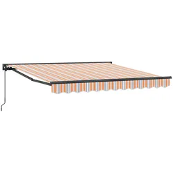 vidaXL Markisenrahmen Blau und Orange 350 x 250 cm
