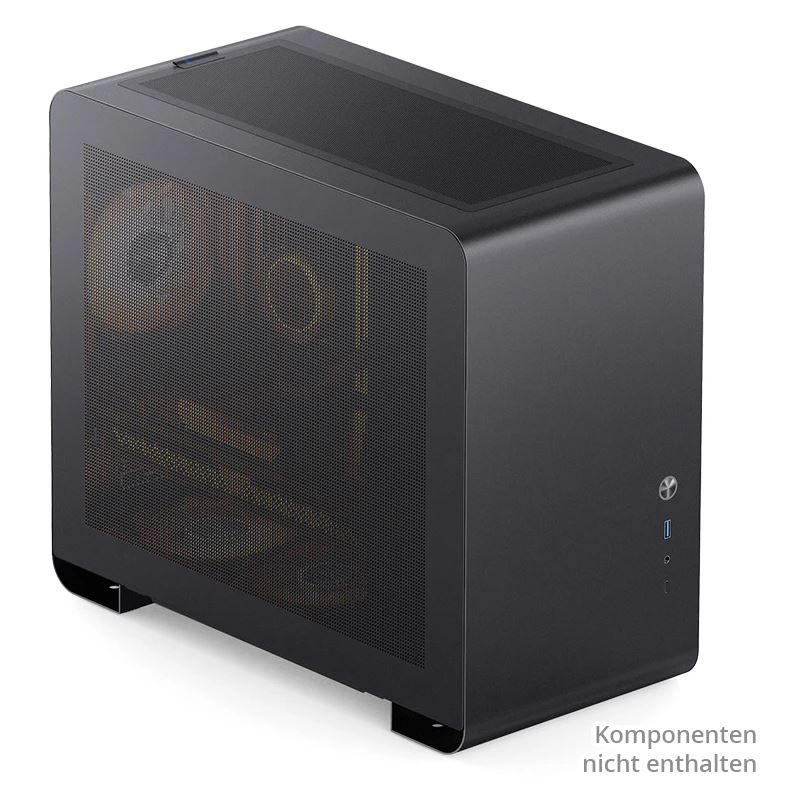 Jonsbo U4 Mini Mesh Micro-ATX-Gehäuse - schwarz