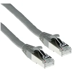 ACT Grey 30 meter SFTP CAT6A patch cable snagless with RJ45 connectors. Cat6a s/ftp snagless gy 30.00m (S/FTP, CAT6a, 30 m), Netzwerkkabel