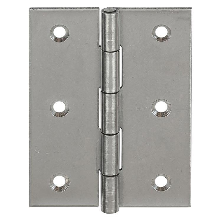 Vormann Scharnier 10502 Höhe 80 mm Breite 58 mm Stärke 1,5 mm Edelstahl gerollt, halbbreit (010502080)