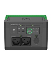 APC Schneider OffGrid 330 Tragbares kraftwerk LCD lithium-ion 2 CEE 7/3 schuko outlets,sinewave 3 USB-A 1 USB-C wireless charger Wechselstrom 230 V Watt Lithium-Ionen 332 Wh Ausgangsanschlüsse: 2 Schwarz grün (PPS330-GR)