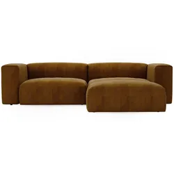 ECKSOFA Landi Braun Rechts