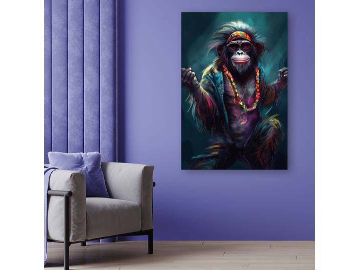 Glasbild May the Force be with you Sicherheitsglas Multicolor 75 x 90 x 1cm
