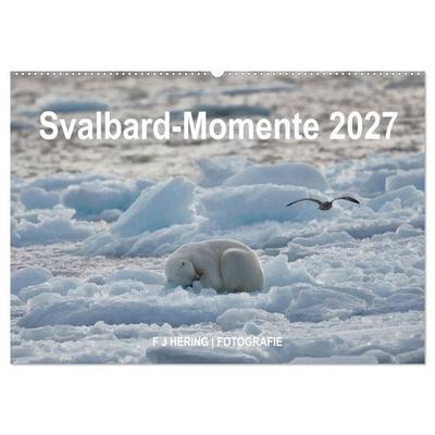 Svalbard-Momente (Wandkalender 2027 DIN A2 quer), CALVENDO Monatskalender