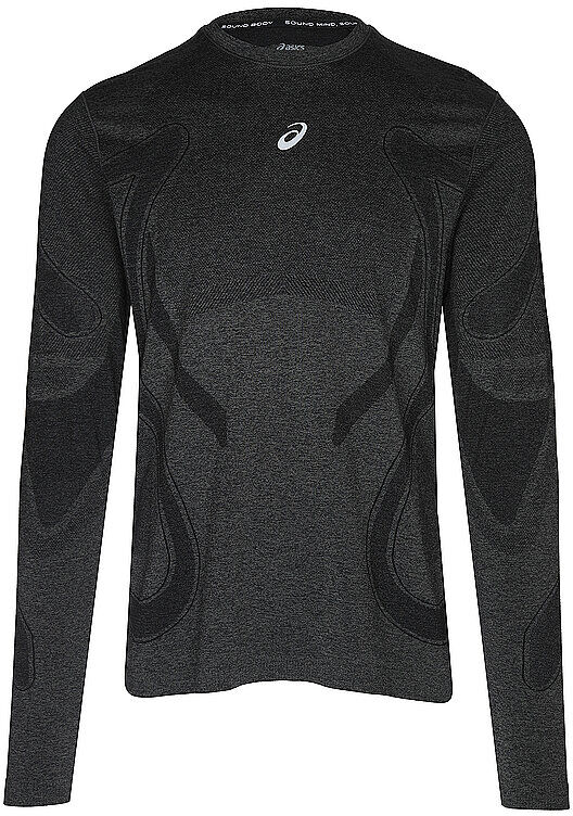 ASICS Herren Laufshirt Road Seamless schwarz   S M