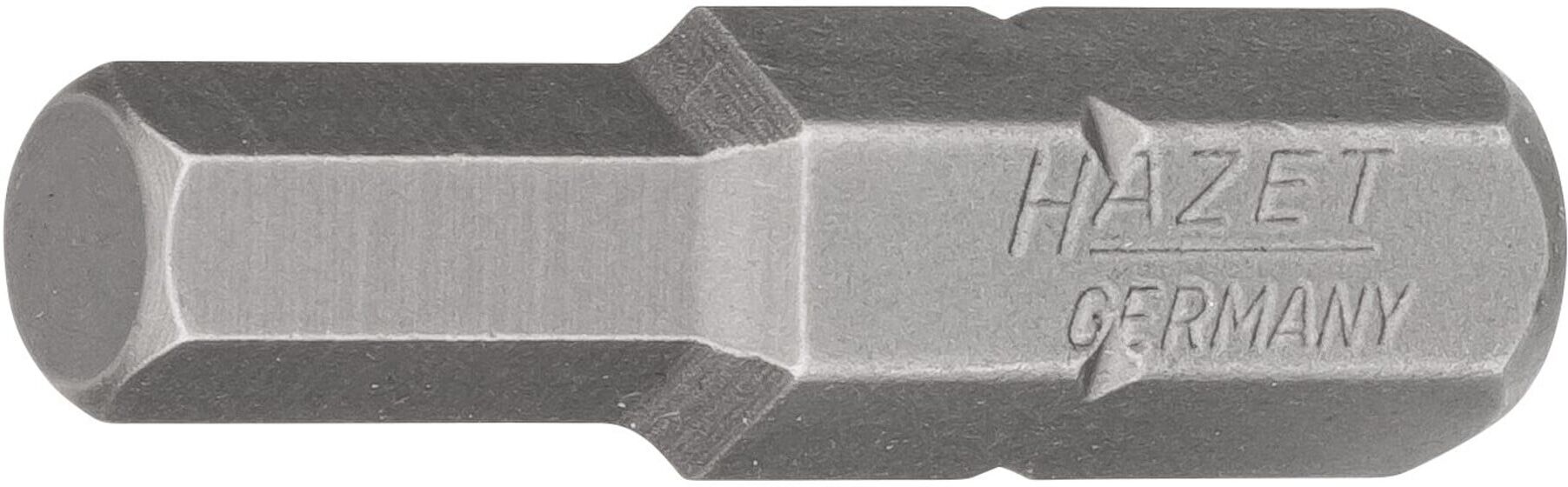 HAZET Bit 2206-6 Sechskant massiv 8 (5/16 Zoll) Innen-Sechskant Profil 6)