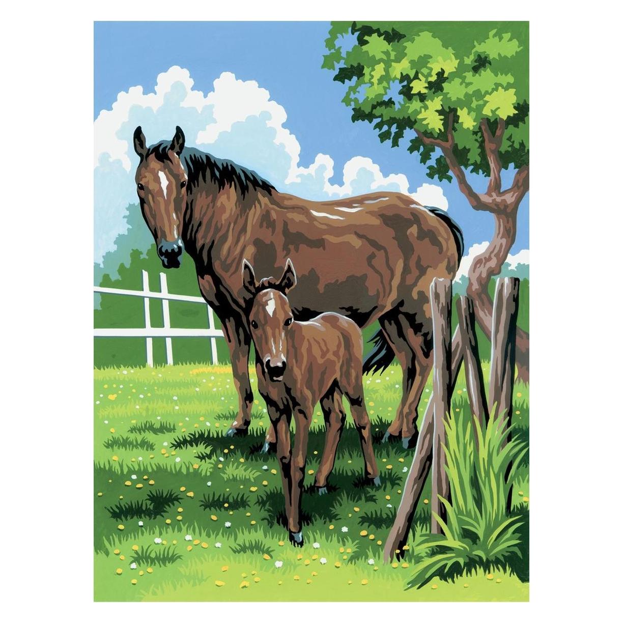 Magni PRACHT Malen nach Zahlen Junior Stute 33x24cm (32833919)