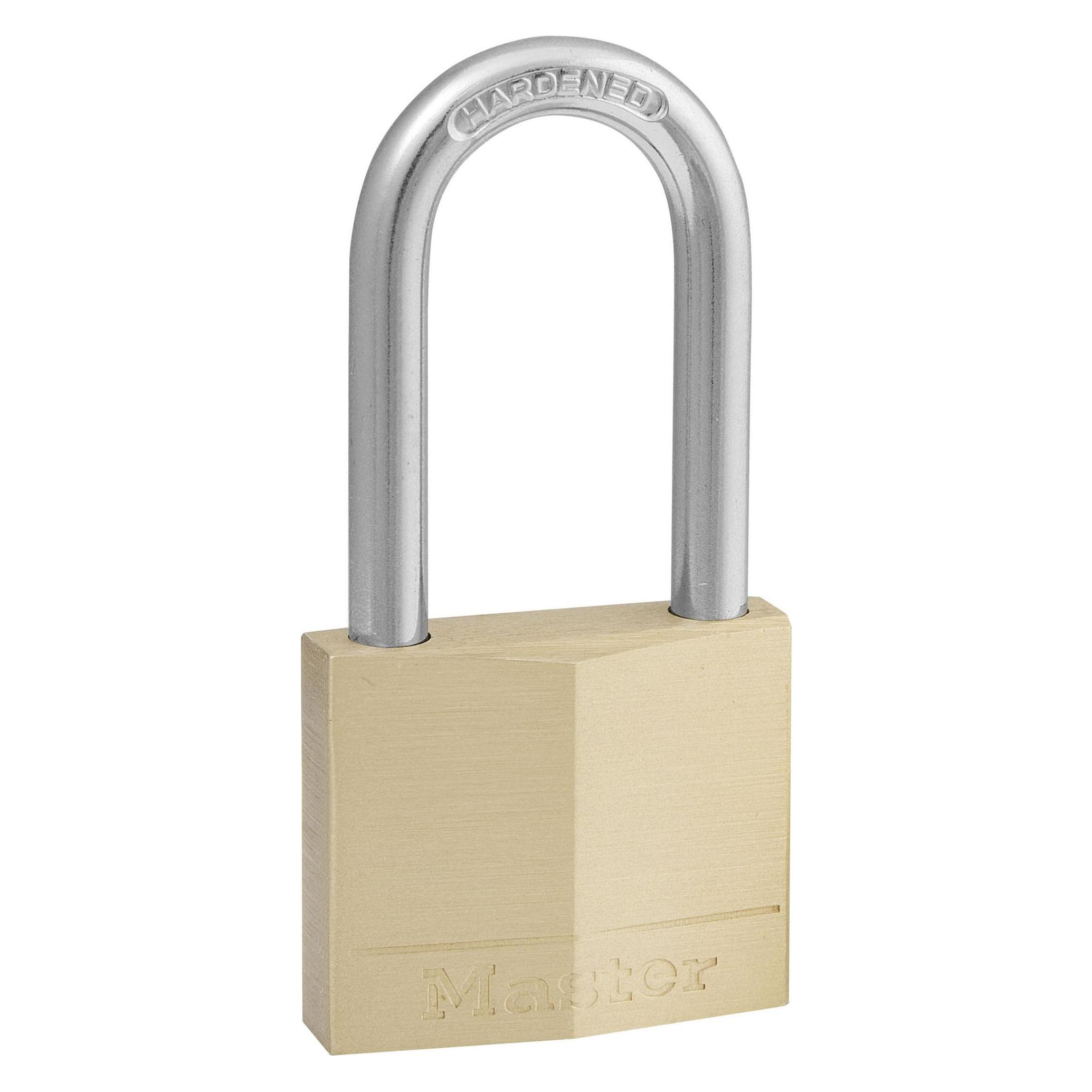 Master Lock 40 mm breites Vorhngeschloss aus Massivmessing mit 38 mm langem Bgel (140EURDLF)