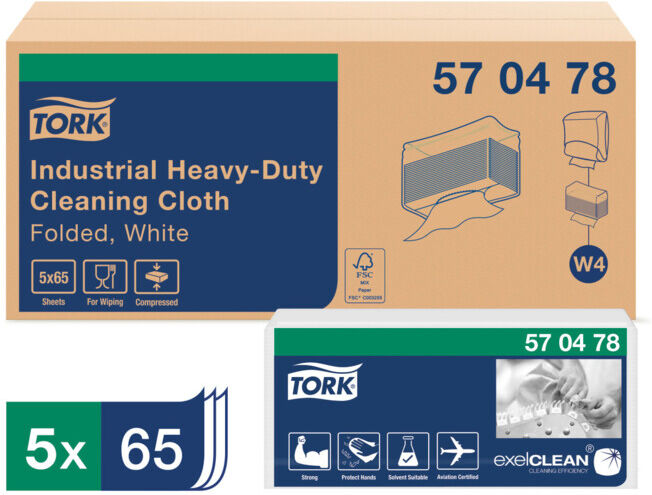 TORK Serviettes nettoyantes Ultra-resist, Type: R (570478)