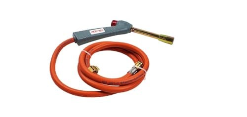 EXPRESS Professionele Butaangasbrander met standaard klem, 4,3 kW, Oranje
