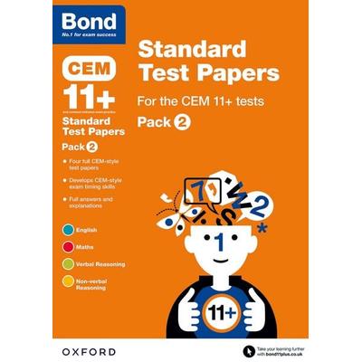 CEM: Bond 11+ Standard Test Papers: Ready for the 2025 Cambridge Select Insight exam, Taschenbuch von Alison Primrose,Bond 11,Michellejoy Hughes,