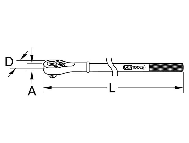 KS TOOLS Cliquet réversible 3/4\ 24 dents - 911.3410