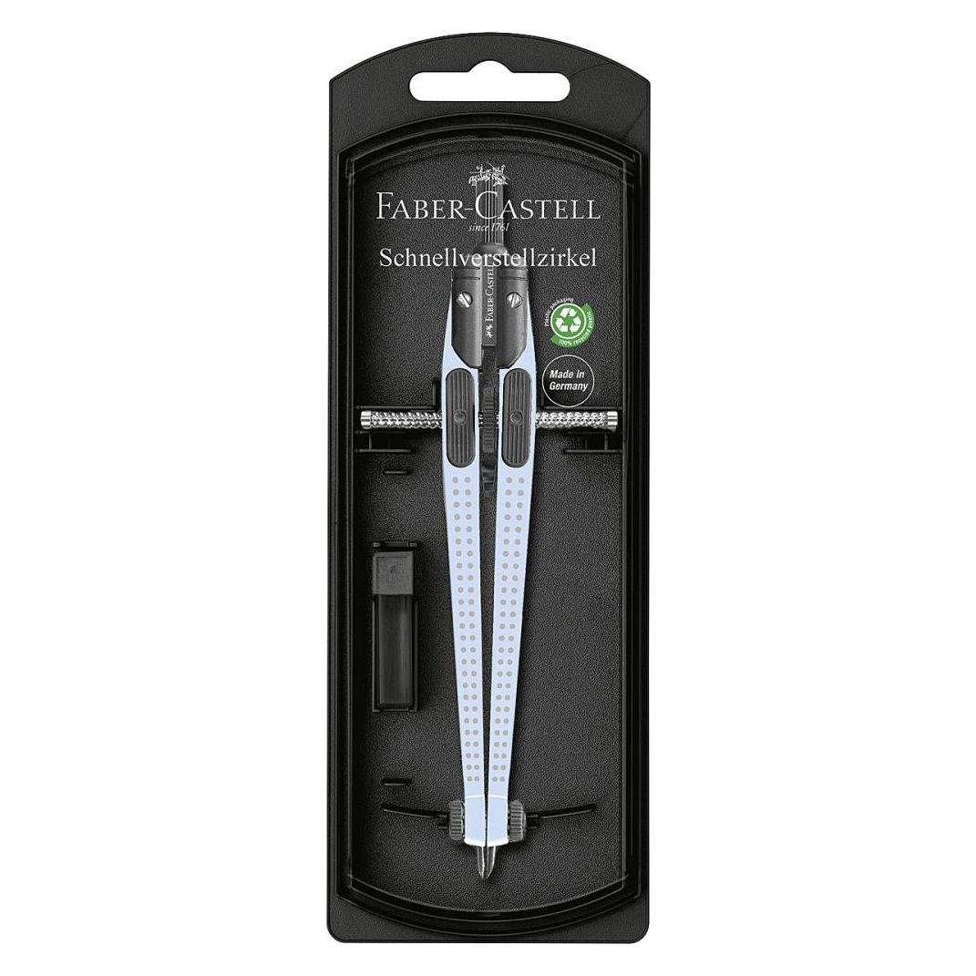 Faber-Castell Schnellverstellzirkel Grip sky blue (574474)