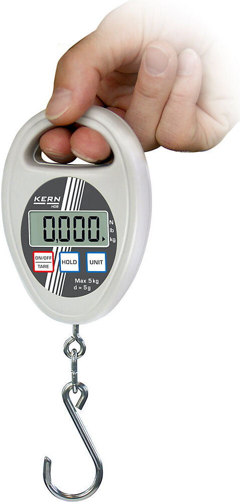 Hängewaage, mit Handgriff, Wägebereich bis 10 kg, Ablesbarkeit 10 g KERN