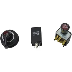 Warnblinkschalter + Blinkrelais + Blinkerschalter Traktor Schlepper Bagger Oldtimer