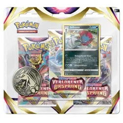 Pokemon 3-Pack Blister Schwert & Schild – Verlorener Ursprung 1 Stück, 2-fach sortiert (2 Varianten verfügbar)