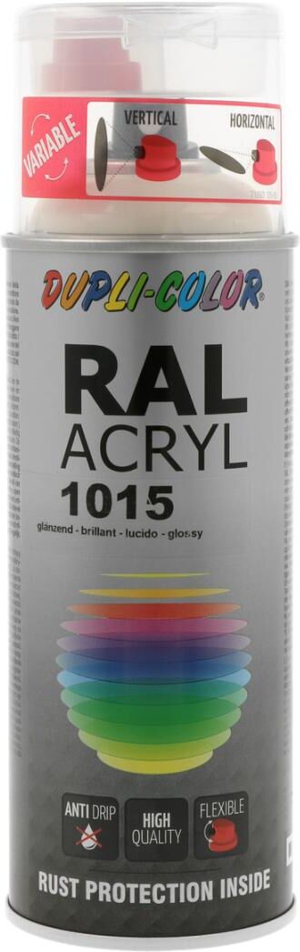 european aerosols DUPLI-COLOR RAL 1015 hellelfenbein glanz, 400 ml