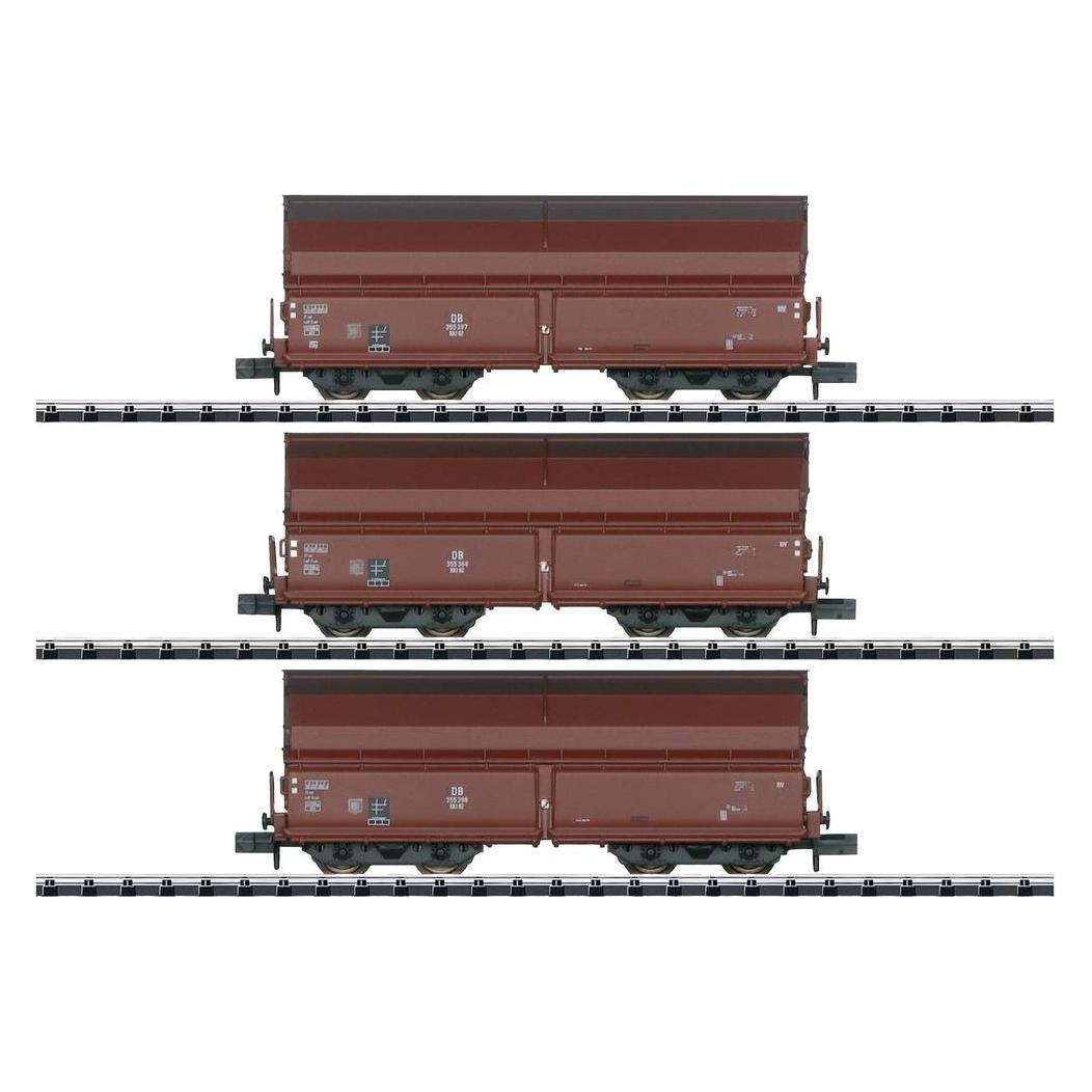 MiniTrix 18270 N 3er-Set Selbstentladewagen Kokstransport Teil 2 der DB (Spur N) (18270)