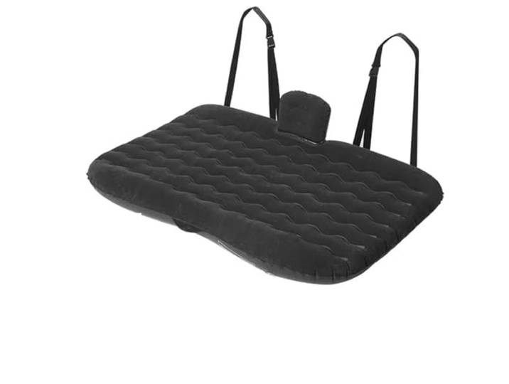 AFGBNHGRE Kofferraum Matratze Autobett Auto-Luft-aufblasbares Reisematratzenbett Universelle, multifunktionale Sofakissenmatte für den Rücksitz(Black)