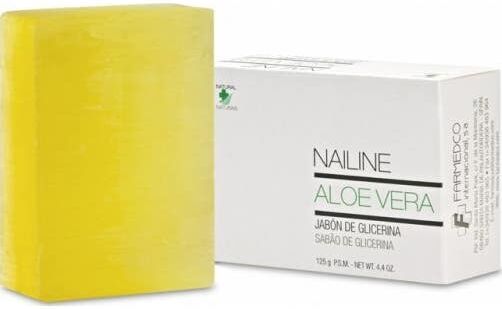 NAILINE Jabón Aloe Vera Pastilla de Glicerina 125 g