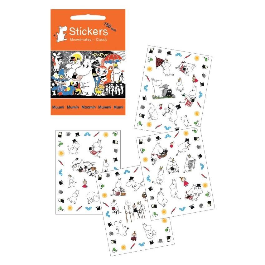 Barbo Toys Aufkleber-Set 150-tlg. Mumintal Mumin (150 Sticker) (5704976071235)