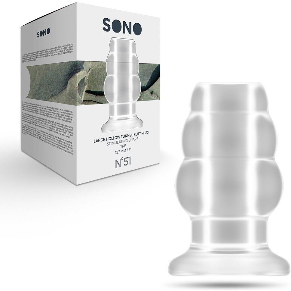 Sono Nº51 Plug Tunnel Transparent Large