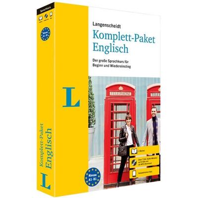 Langenscheidt Komplett-Paket Englisch, Taschenbuch von 2 Bücher + 6 Audio-CDs + MP3-Download, Langenscheidt bei PONS Langenscheidt GmbH,